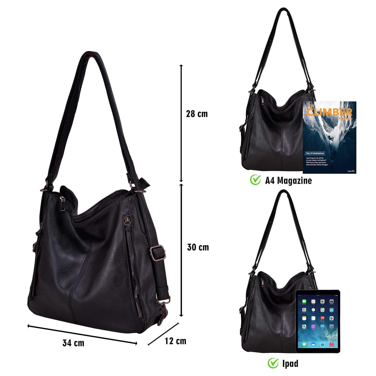 3-Pcs Handbags Set for Women - Arshia Creations