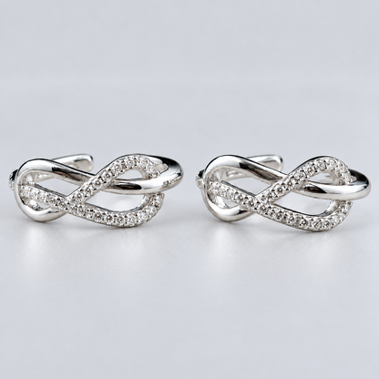 925 Sterling Silver Adjustable Infinity Toe Ring for Women