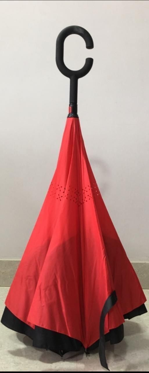 Double Layer Inverted Reversible Umbrella (Multicolor) - Arshia Creations