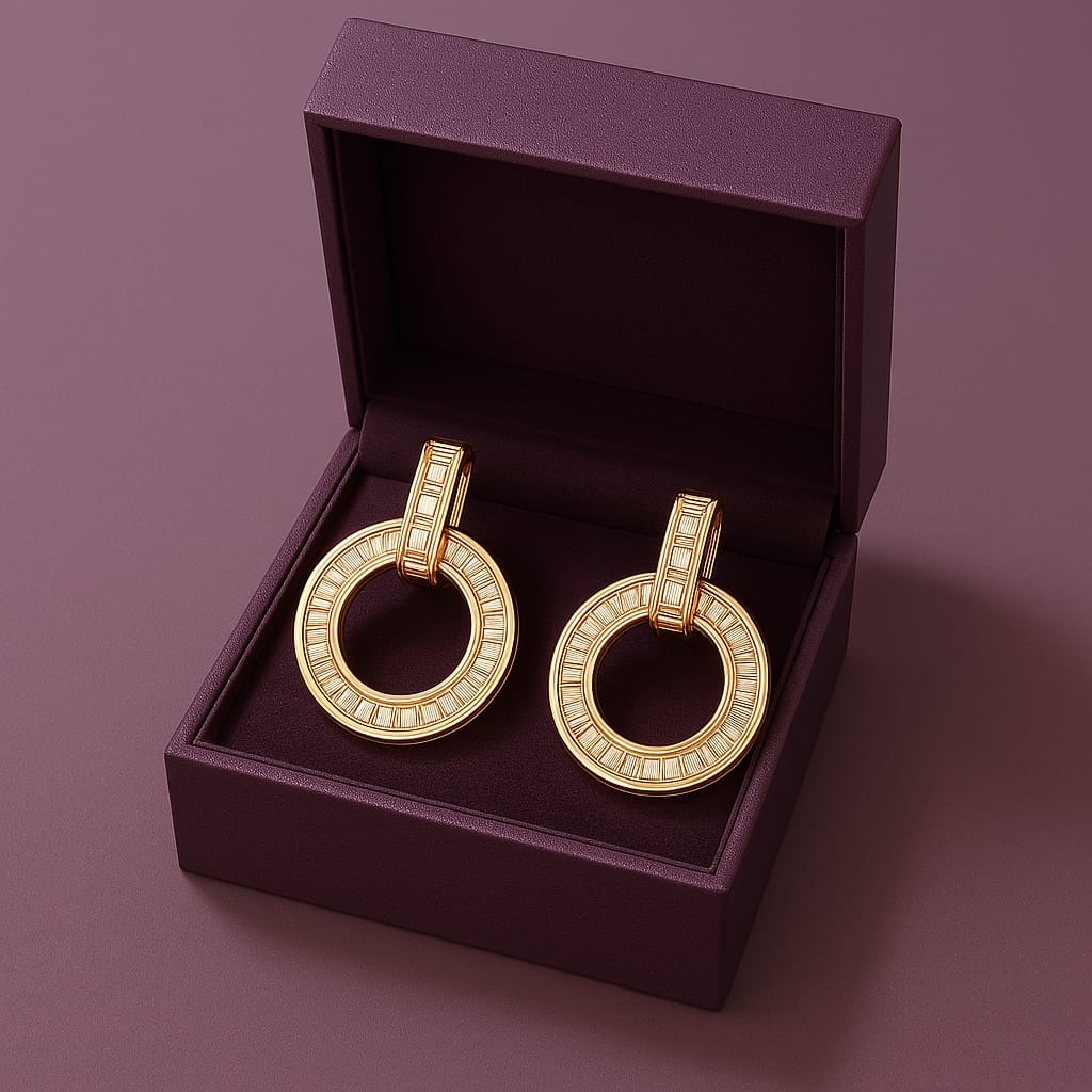 Ear Studs Rose Gold Plating – Stylish and Elegant Accessory for Every Occasion - Arshia Creations