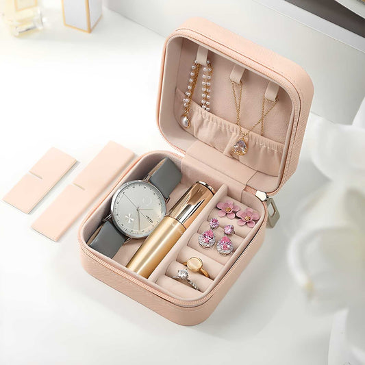 Portable Travel Jewellery Organizer Pouch (Assorted) - Arshia Creations
