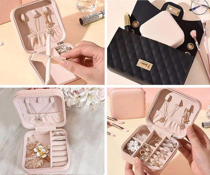Portable Travel Jewellery Organizer Pouch (Assorted) - Arshia Creations