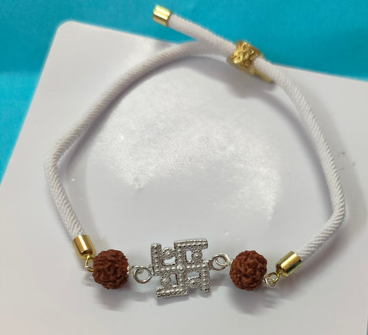 925 Silver Rakhi (Adjustable)