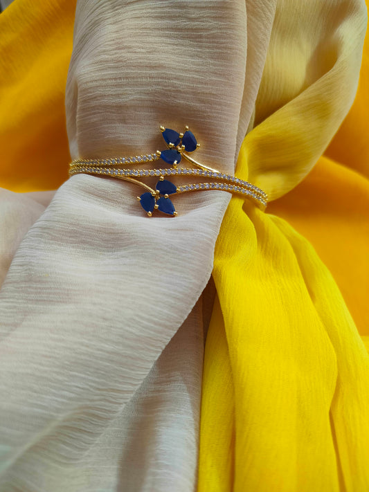 American Diamond Gold Plated Bracelet