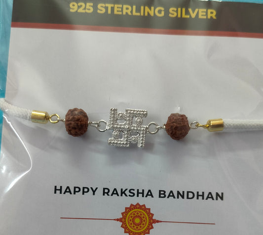 925 Silver Rakhi (Adjustable)