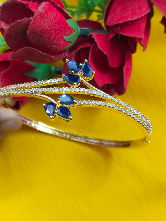 American Diamond Gold Plated Bracelet
